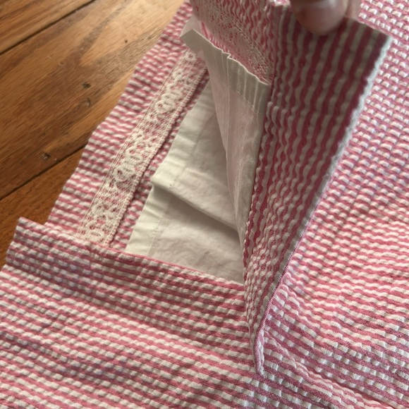 Lilly Pulitzer Palm Classics Princess Pin Seersucker Stripe Kitty Skirt - Picture 6 of 6